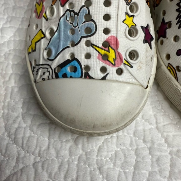 Native Shoes White Water Shoes with Playful Design - Picture 10 of 10
